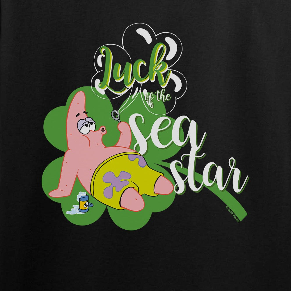 Patrick Star Luck Of The Sea Star Clover Youth Short Sleeve T-Shirt