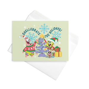 SpongeBob Shellebrate the Holidays Greeting Card