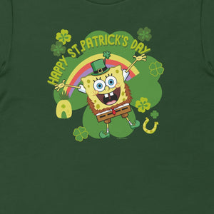SpongeBob SquarePants Happy St. Patrick's Day Short Sleeve T-Shirt