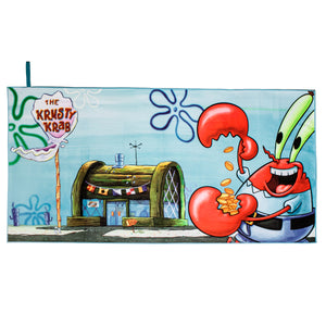 The Krusty Krab Beach Towel