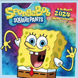SpongeBob SquarePants 16-Month 2024 Wall Calendar