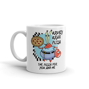 SpongeBob SquarePants The Krusty Krab Pizza White Mug
