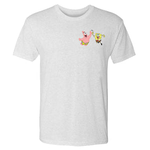 Bob l'éponge SquarePants - T-shirt tricolore "Do Stuff Together" (Faites des choses ensemble)
