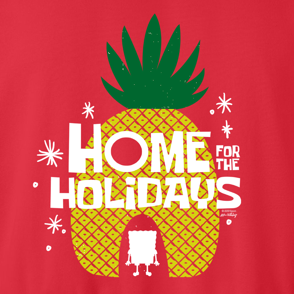 SpongeBob SquarePants Home for the Holidays Fleece Crewneck Sweatshirt