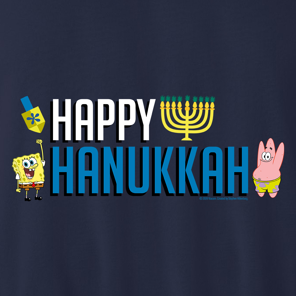 Bob Esponja Sudadera Happy Hanukkah