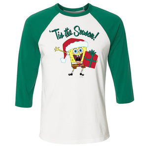 Spongebob Tis the Season 3/4 Ärmel Baseball T-Shirt