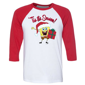 Spongebob Tis the Season 3/4 Ärmel Baseball T-Shirt