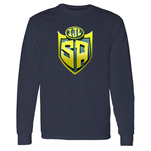 SpongeBob SquarePants IJLSA Shield Adult Long Sleeve T-Shirt