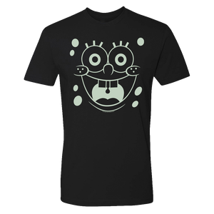 Spongebob Schwammkopf Glow in the Dark Big Face Kurzarm-Shirt