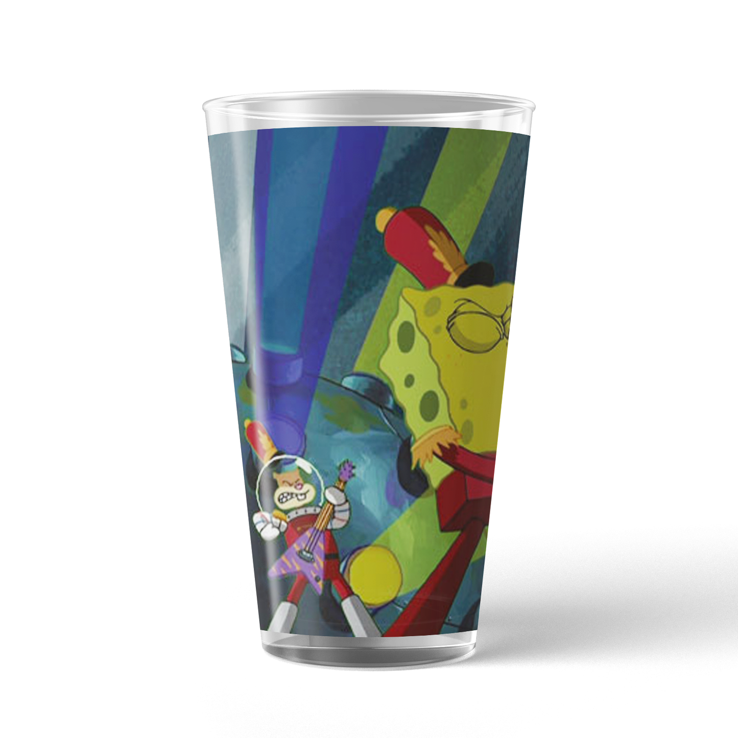 SpongeBob SquarePants Band Geeks 17 oz Drinking Glass