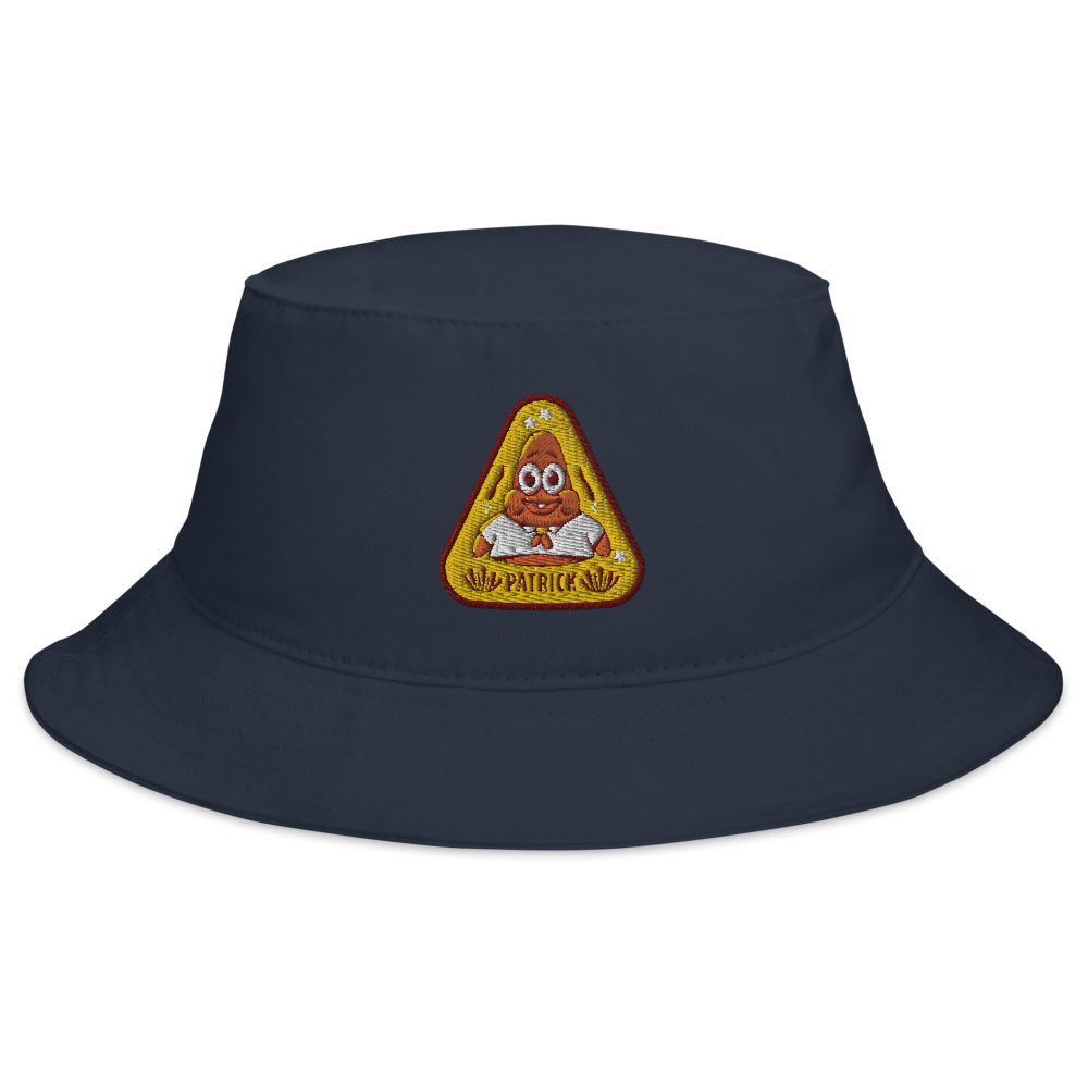 Bob l'éponge L'éponge en cavale Patrick Badge Flexfit Bucket Hat