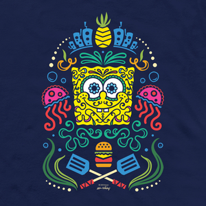 SpongeBob Sugar Sponge Full Color Adult Short Sleeve T-Shirt