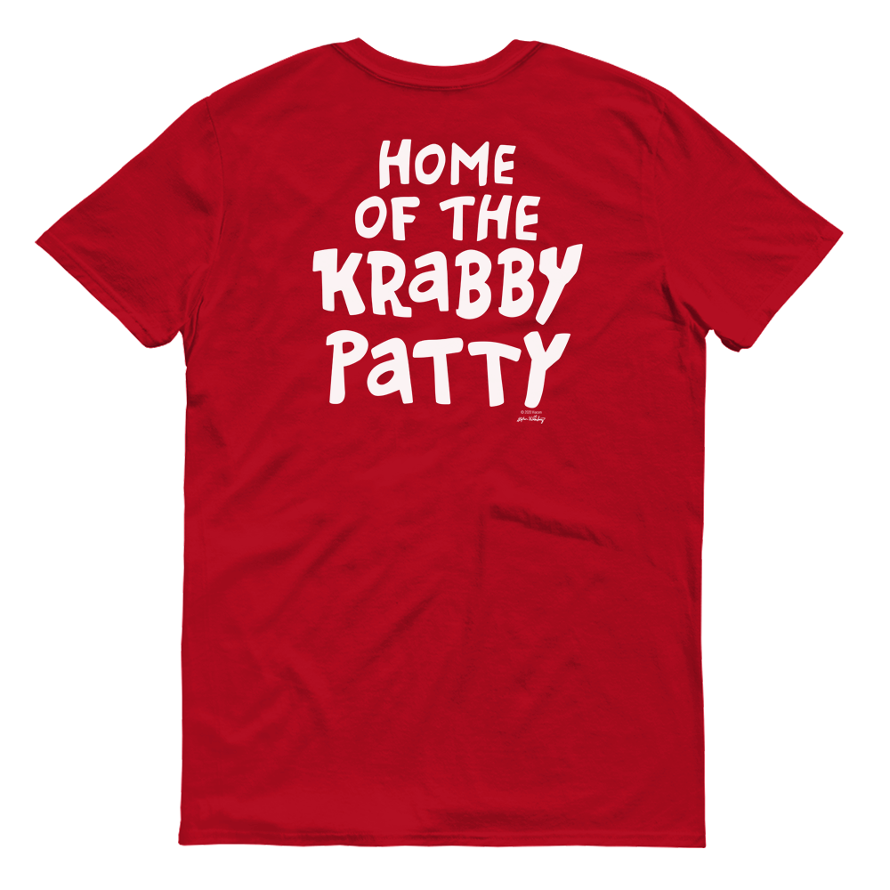Bob l'éponge Le Crabe Croustillant Adulte T-Shirt à manches courtes