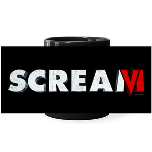 Scream 6 Logo Black Mug