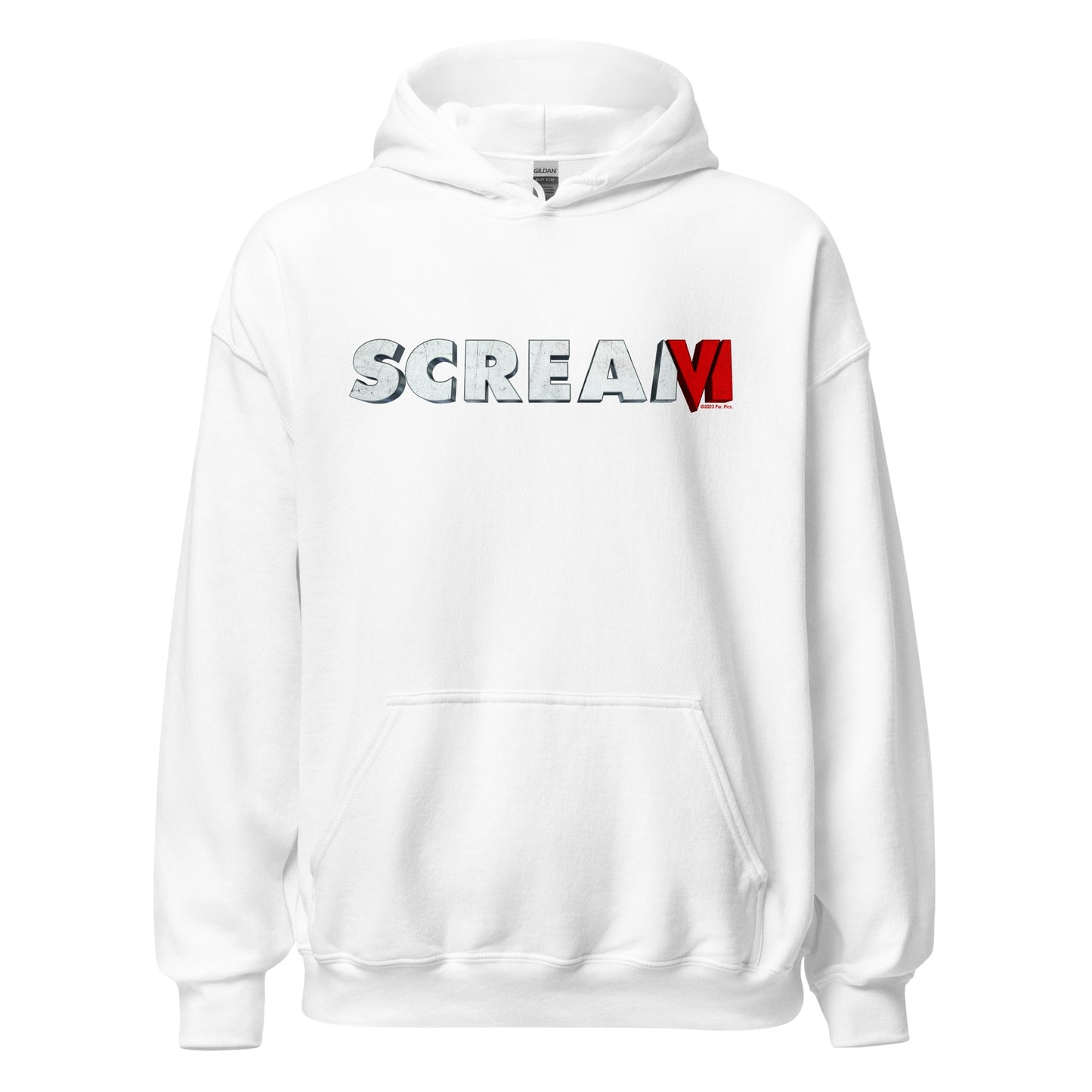Scream 6 Logo Adult Hooded Sweatshirt