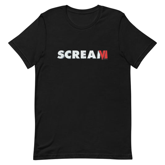 Scream 6 Logo Adult Short Sleeve T-Shirt