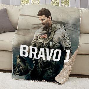 SEAL Team Jason Bravo 1 Sherpa Blanket