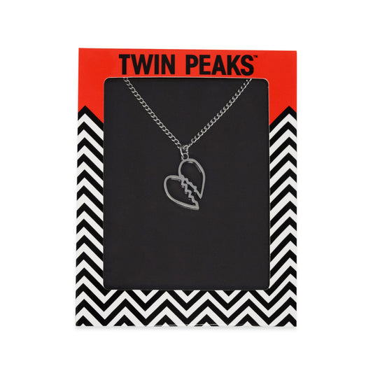Twin Peaks Broken Heart Pendant Necklace