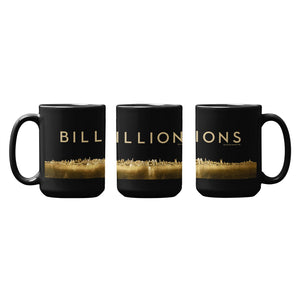 Billions Skyline Black Mug