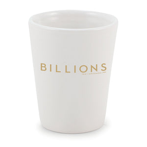 Billions Logo Ceramic Shot Glass