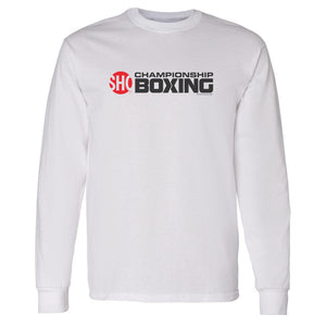 SHO Championship Boxing Logo Adult Long Sleeve T-Shirt