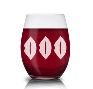 The L Word: Generation Q The Alice Show Lips Laser Engraved Stemless Wine Glass