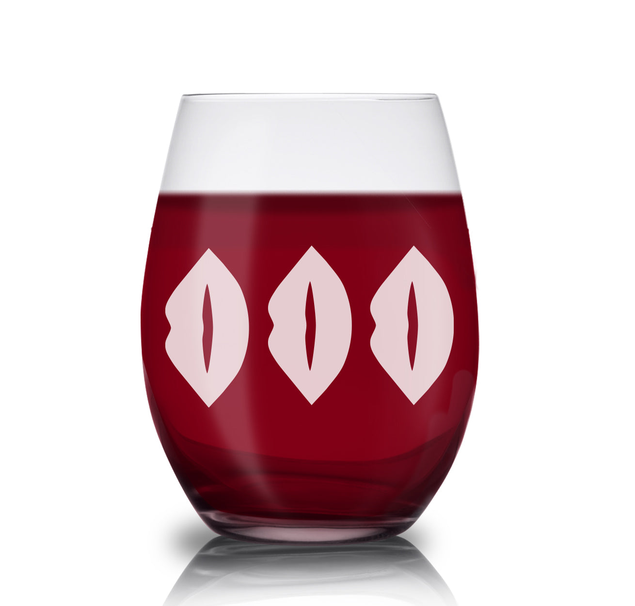 The L Word: Generation Q The Alice Show Lips Laser Engraved Stemless Wine Glass