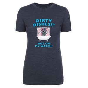 Kidding Dirty Dishes Women's Tri-Blend Short Sleeve T-Shirt