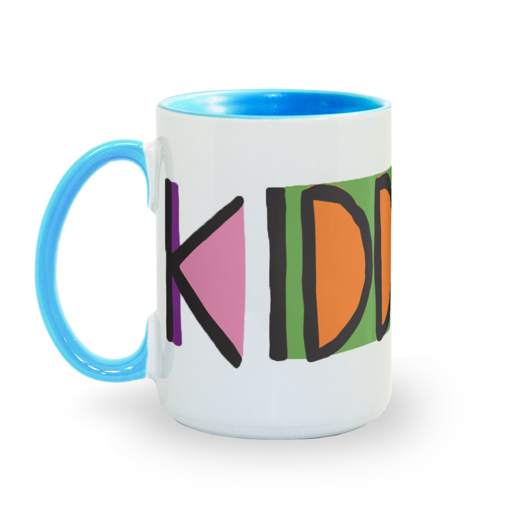 Kidding Color Logo Two-Tone Mug