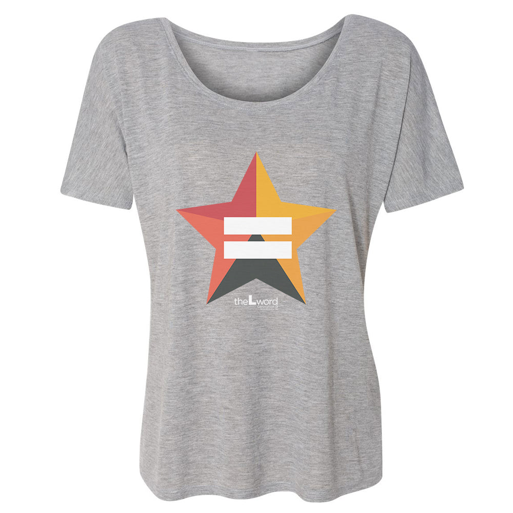 The L Word: Generation Q Bette Porters Stern der Gleichberechtigung DamenEntspanntes T-Shirt