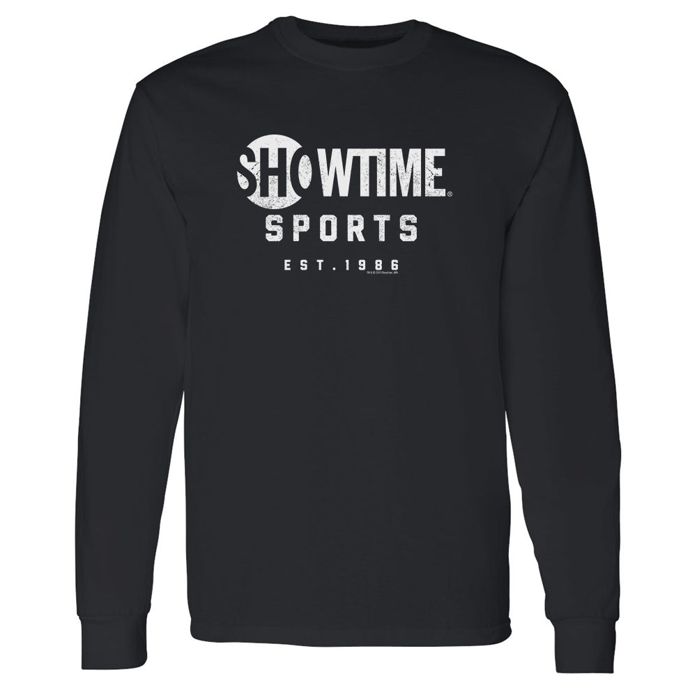 Showtime Sport Est. 1986 Erwachsene Langärmeliges T-Shirt