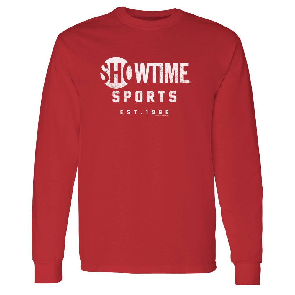 Showtime Sport Est. 1986 Erwachsene Langärmeliges T-Shirt