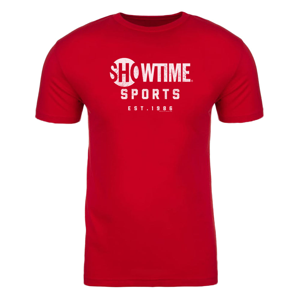SHOWTIME Sports Est. 1986 Adulte T-Shirt à manches courtes