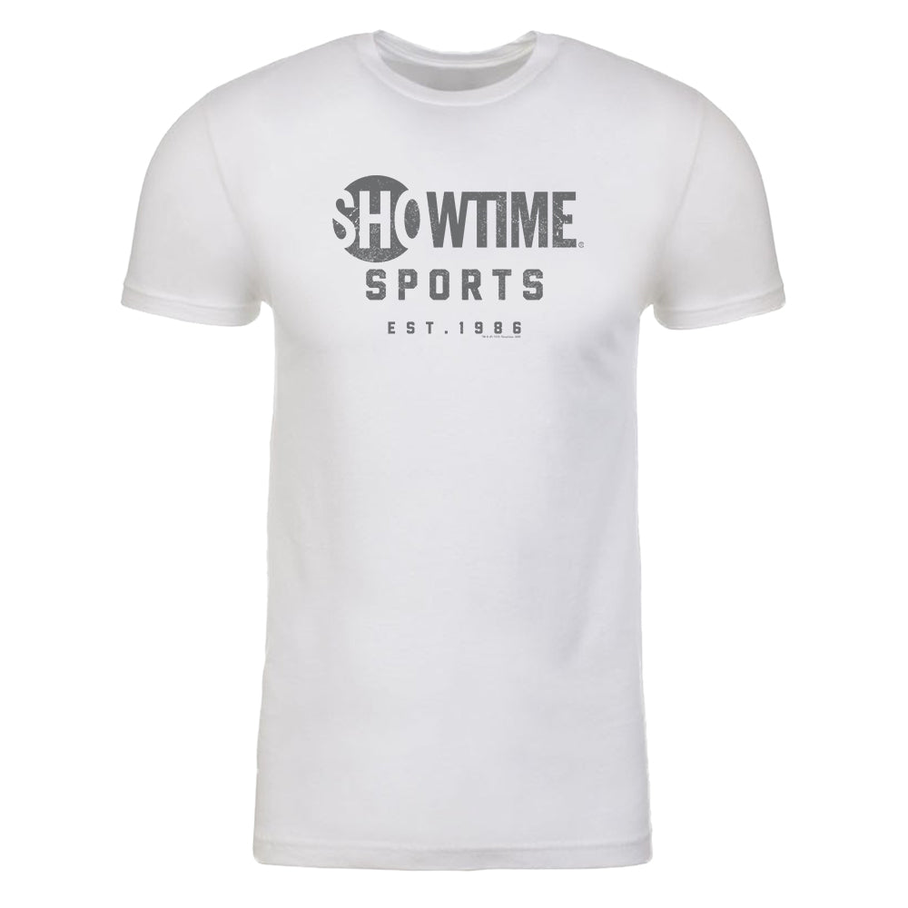 SHOWTIME Sports Est. 1986 Adulte T-Shirt à manches courtes