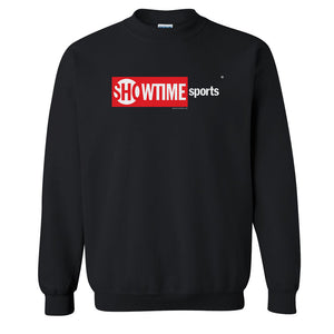 Showtime Sport Rote Box Logo Fleece-Sweatshirt mit Rundhalsausschnitt