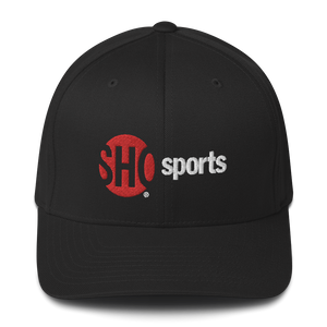 SHOWTIME Sports SHO Sports Red Bug Outline Logo Embroidered Hat