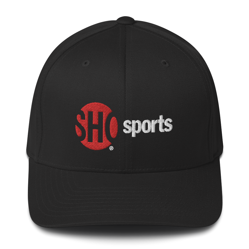SHOWTIME Sports SHO Sports Red Bug Outline Logo Embroidered Hat