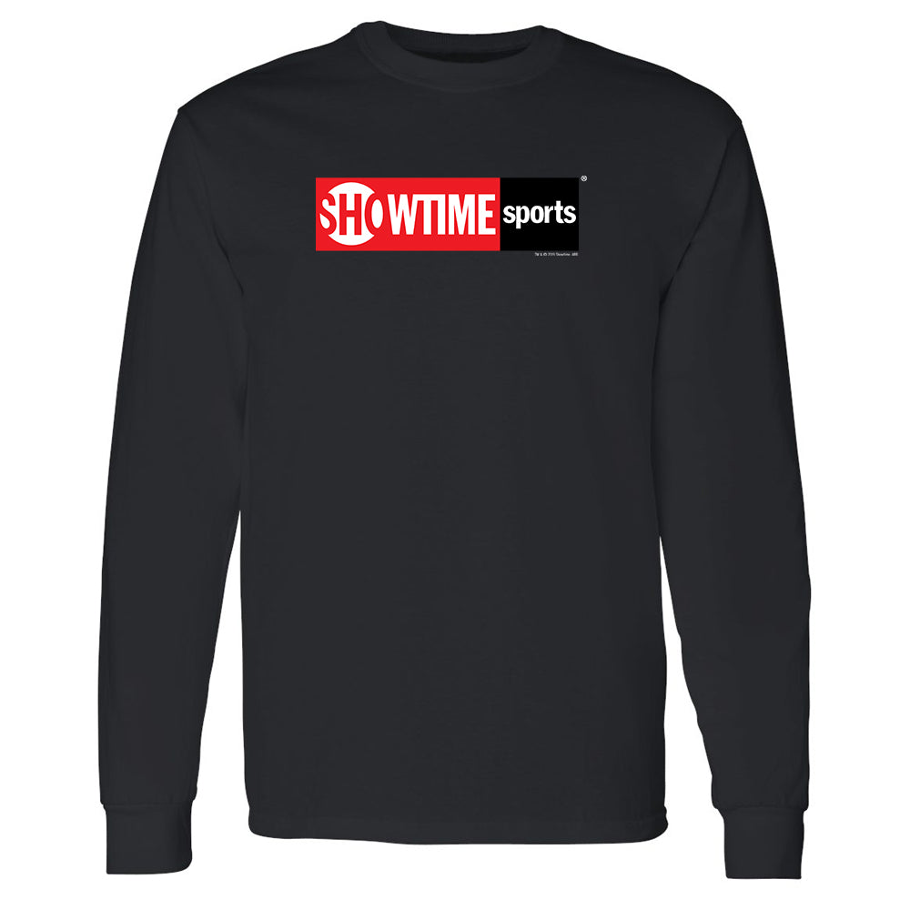 SHOWTIME Sports Red Logo Adult Long Sleeve T-Shirt