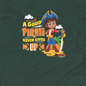 Santiago of the Seas A Good Pirate Never Gives Up Kids Premium T-Shirt