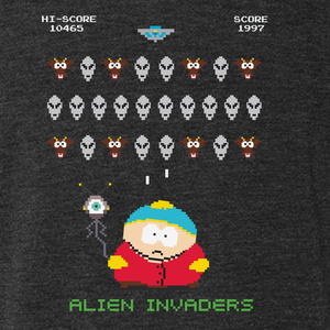 South Park Alien Invaders Men's Tri-Blend T-Shirt