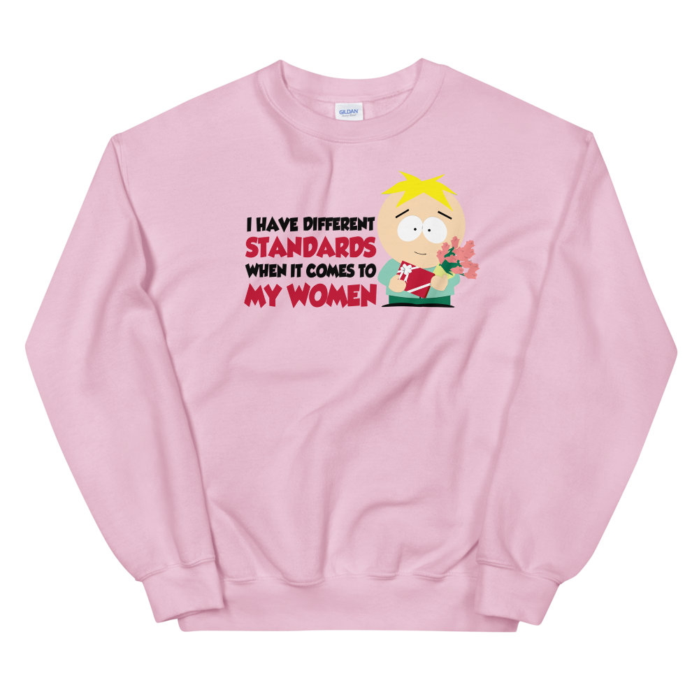 South Park Butters Different Standards Fleece Crewneck Sweatshirt