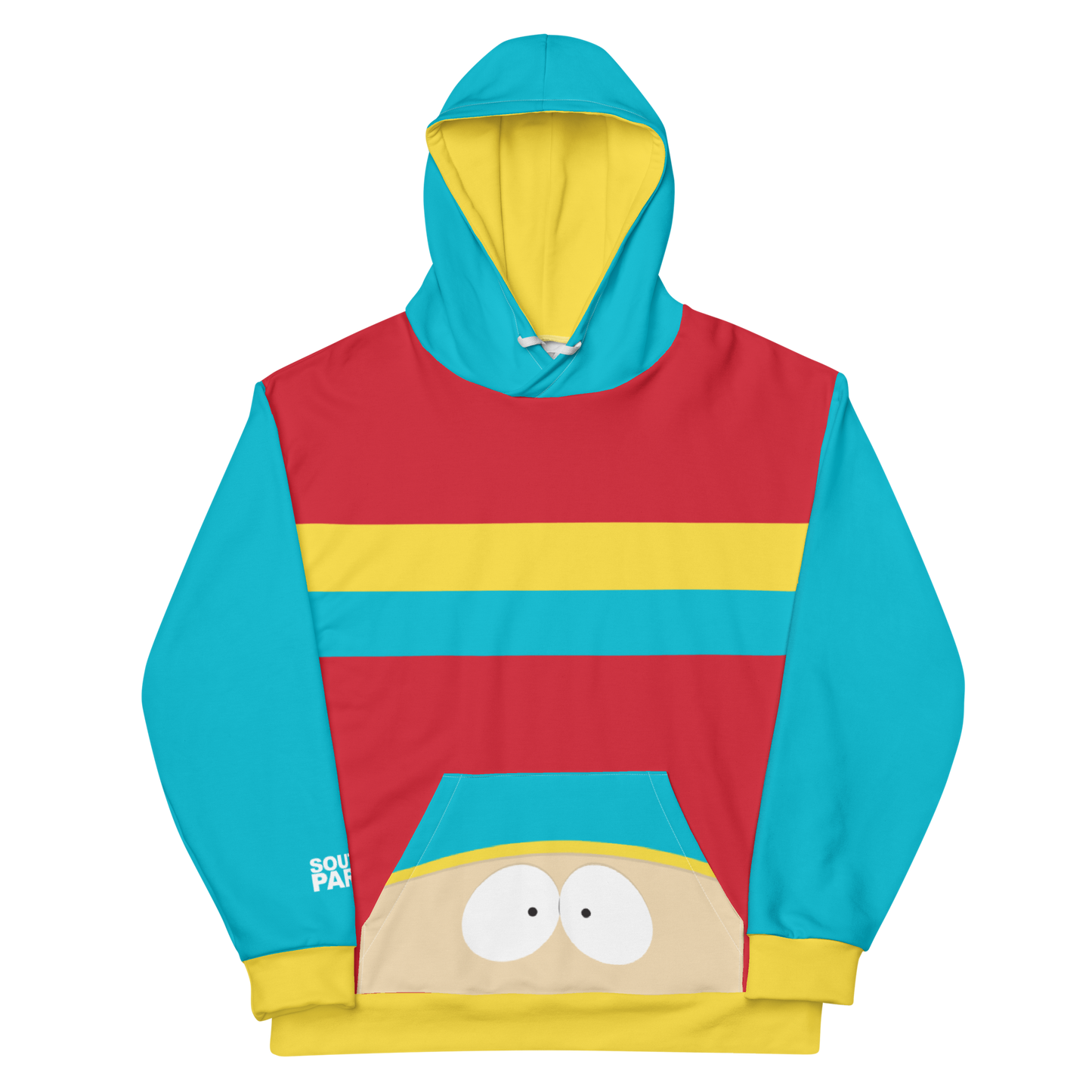 South Park Cartman Color Block Unisex Hooded Sweatshirt