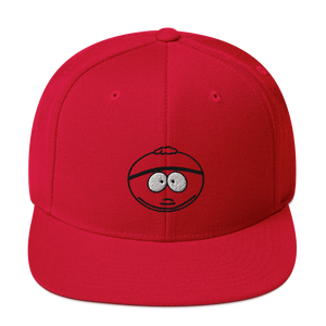 South Park Cartman Embroidered Flat Bill Hat