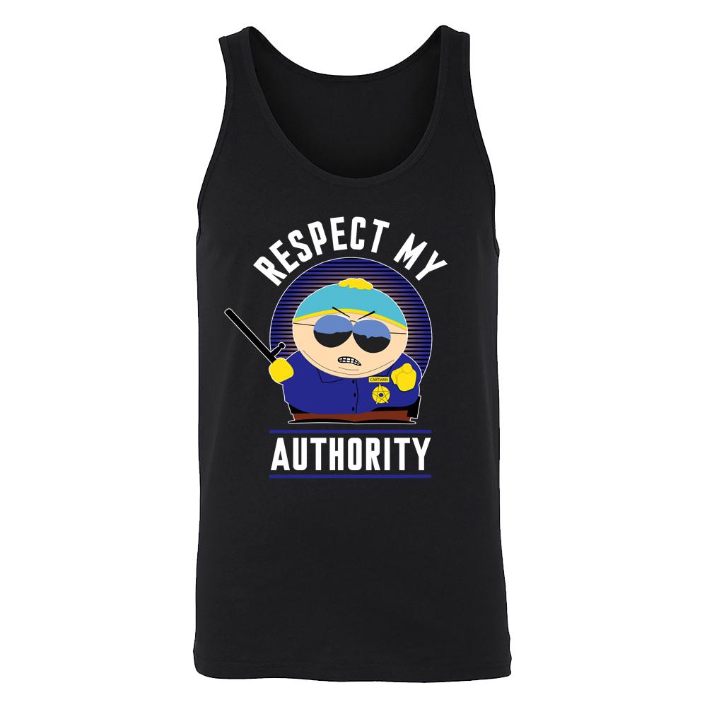 South Park Cartman Respect My Authority Adult Tank Top