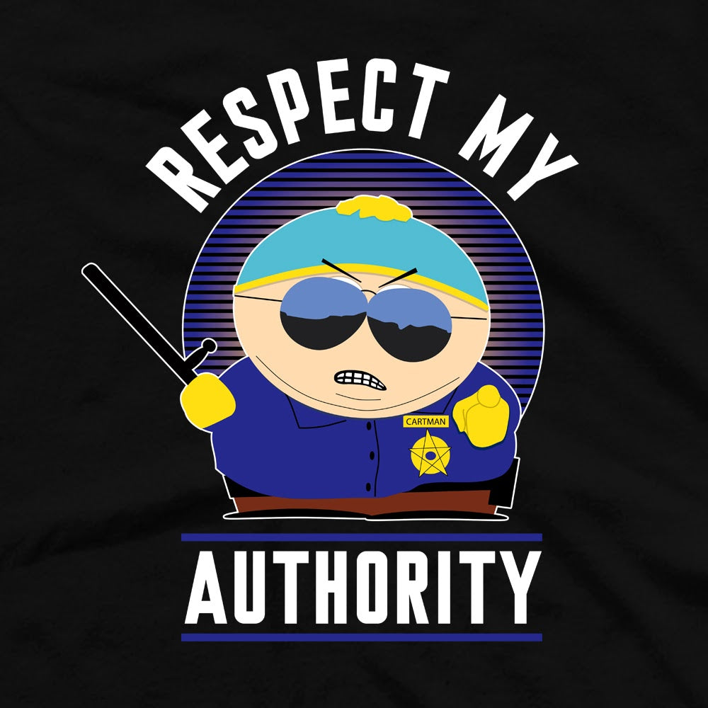 South Park Cartman Respektiere meine Autorität Erwachsene Tanktop