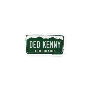 South Park Ded Kenny License Plate Die Cut Sticker