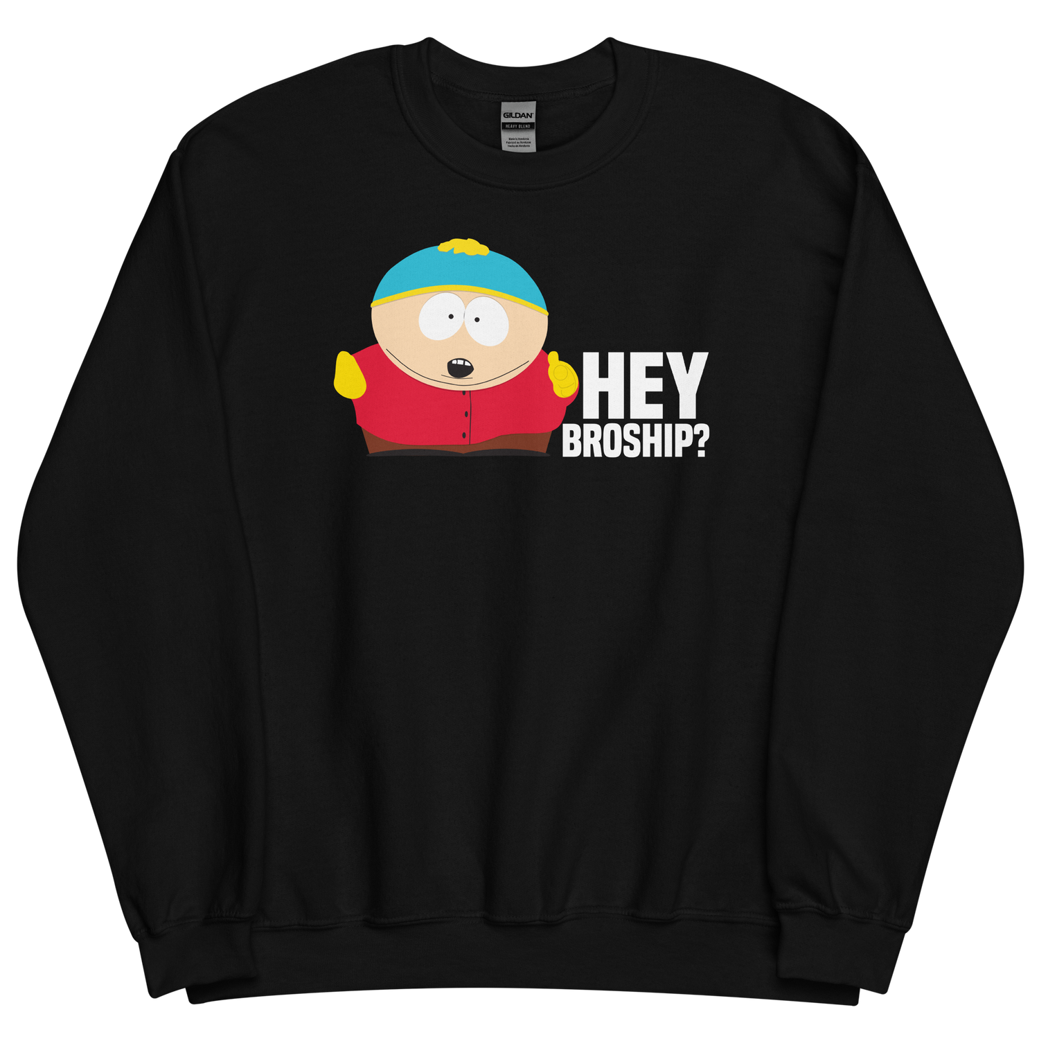 South Park Cartman Hey Broship Fleece Crewneck Sweatshirt