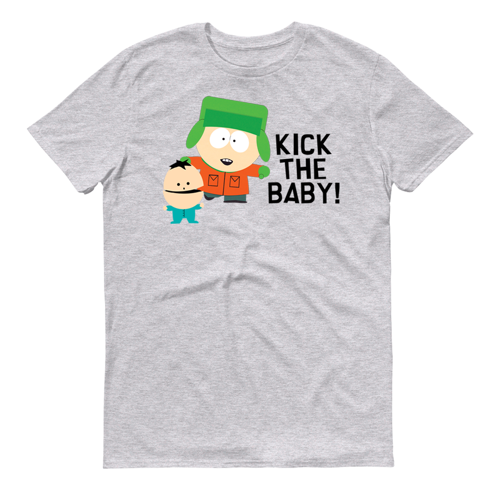 South Park Kyle Kick the Baby Adult Short Sleeve T-Shirt