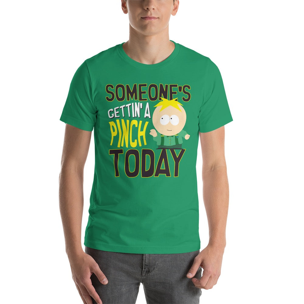 South Park Butters Quelqu'un se fait pincer aujourd'hui T-Shirt à manches courtes