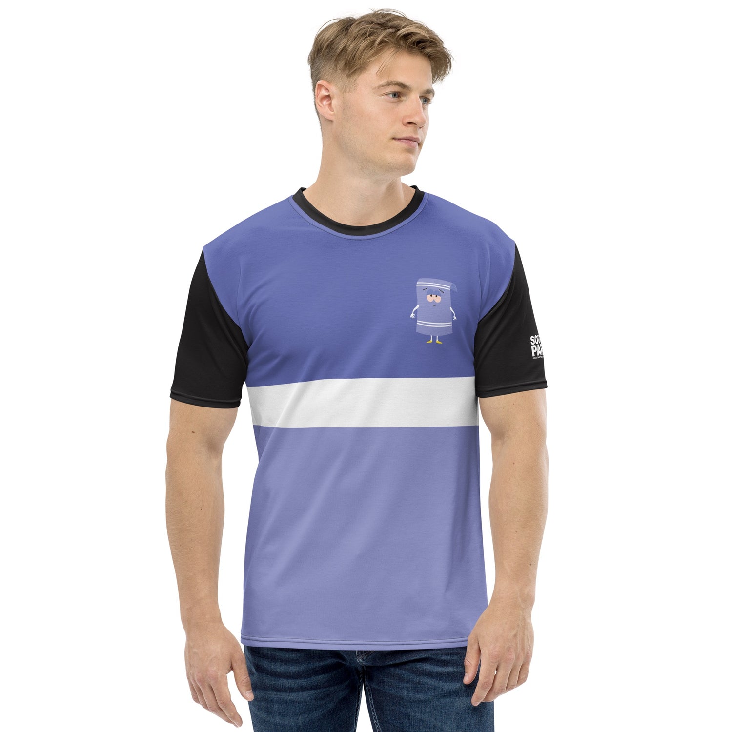 South Park Towelie Color Block Unisex Short Sleeve T-Shirt